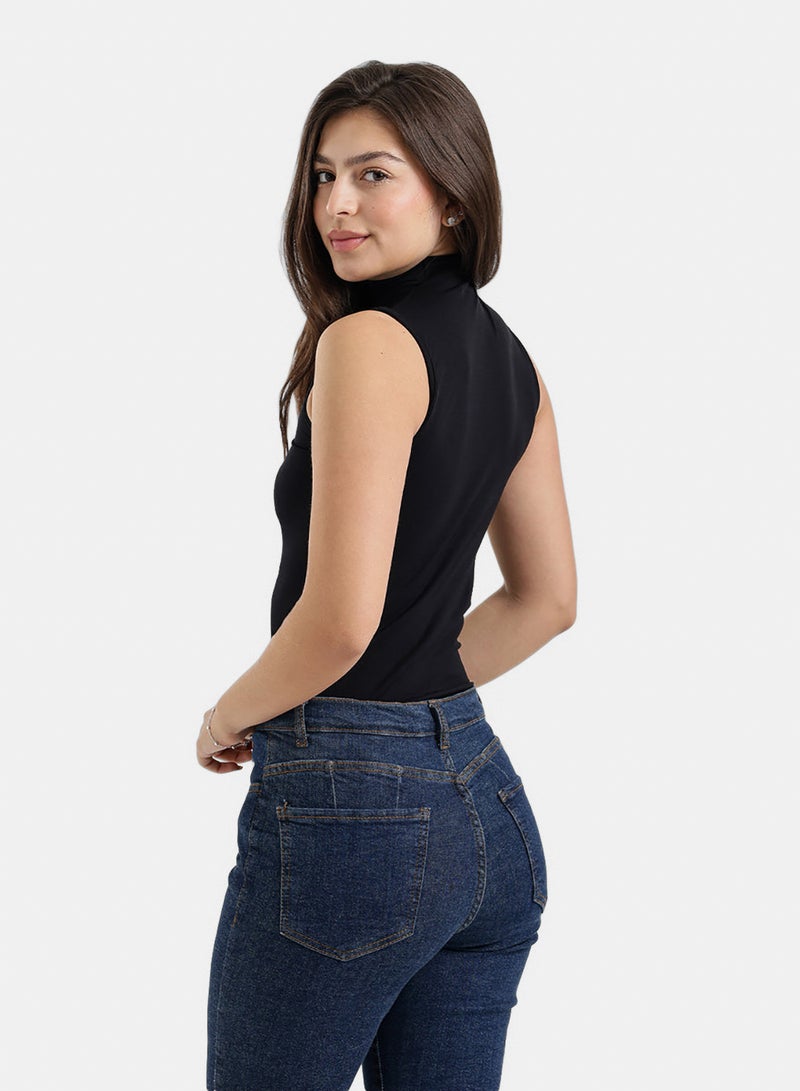 Carina Sleeveless High Neck Top - Image 3